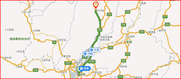 昆明到東川區(qū)長途搬家線路圖.png